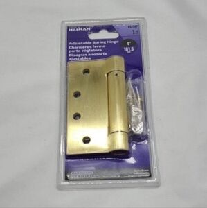 Hillman Brass Adjustable Spring Hinge New